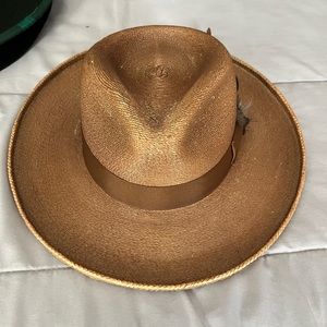 Straw fedora